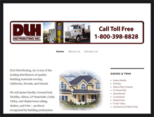 Tablet Screenshot of dlhdistributing.com